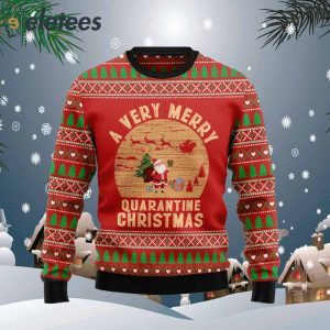 A Very Merry Quarantine Christmas Ugly Christmas Sweater