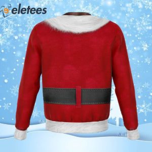 African Black Muscle Santa Sexy Ugly Christmas Sweater 2