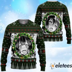 Ahegao Ugly Christmas Sweater 1