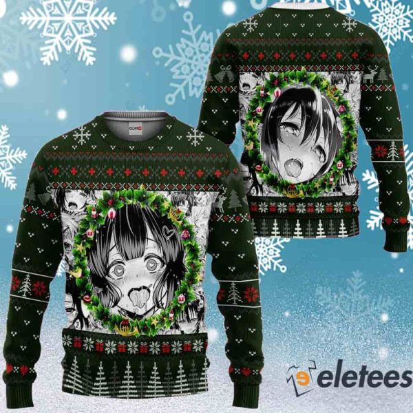 Ahegao Ugly Christmas Sweater
