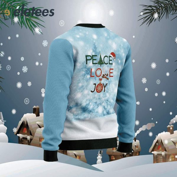 Akita Peace Love Joy Ugly Sweater Ugly Christmas Sweater