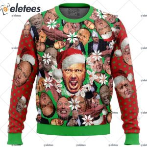 Alex Jones Ugly Christmas Sweater 1