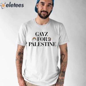 Alex Stein 99 Gay For Palestine Shirt 1