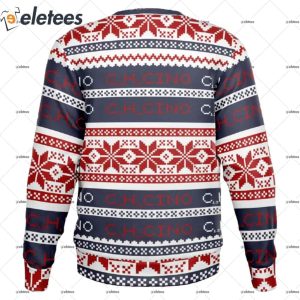 All I Want Christmas Is C13H16CINO Ugly Christmas Sweater 2