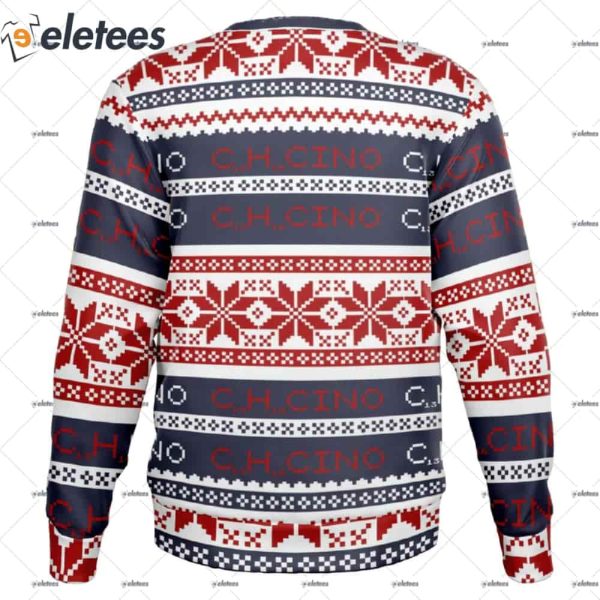 All I Want Christmas Is C13H16CINO Ugly Christmas Sweater