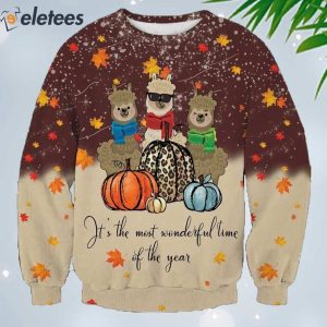 Alpaca Thanksgiving Ugly Christmas Sweater