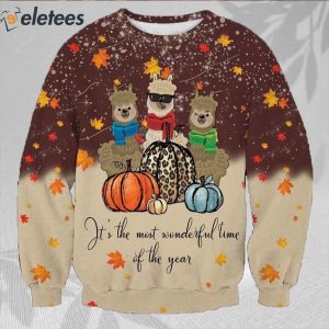 Alpaca Thanksgiving Ugly Christmas Sweater 2