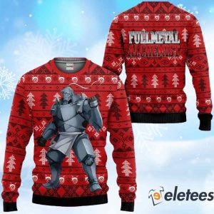 Alphonse Elric Fullmetal Alchemist Ugly Christmas Sweater