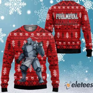 Alphonse Elric Fullmetal Alchemist Ugly Christmas Sweater 2