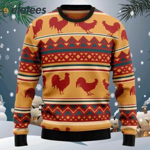 Amazing Chicken Ugly Christmas Sweater