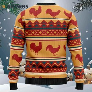 Amazing Chicken Ugly Christmas Sweater1
