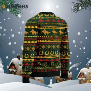 Amazing Cowboy Santa Claus Ugly Christmas Sweater1