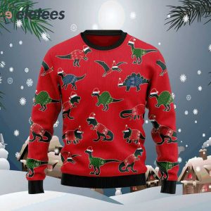 Amazing Dinosaur Christmas Ugly Christmas Sweater