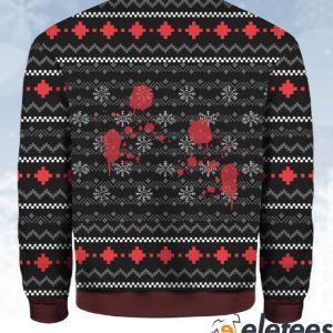 American Santa Psycho Christmas Ugly Sweater 3