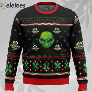 Area 51 Ugly Christmas Sweater 2