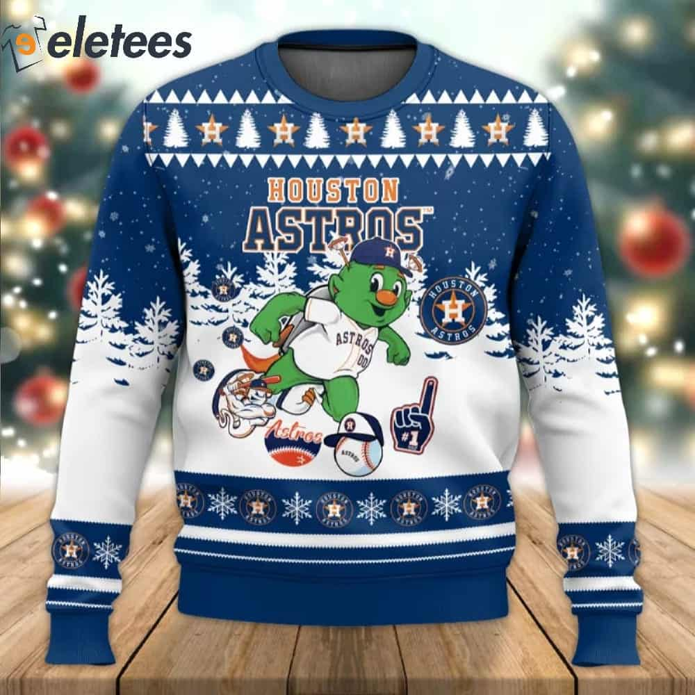 Astros ugly 2025 christmas sweater