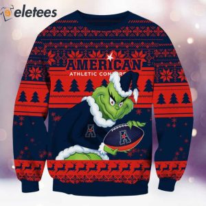 Athletic Conference Grnch Christmas Ugly Sweater
