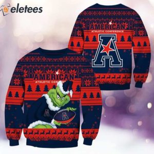 Athletic Conference Grnch Christmas Ugly Sweater 4