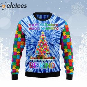 Autism Christmas Tree Ugly Christmas Sweater