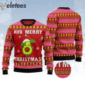 Avo Merry Christmas Ugly Christmas Sweater 2