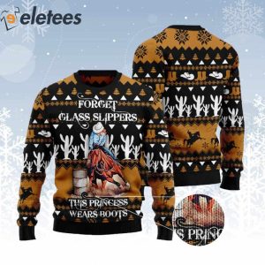 Barrel Racing Girl Ugly Christmas Sweater 2