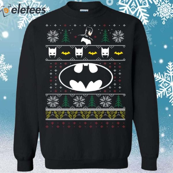 Batman top xmas sweater