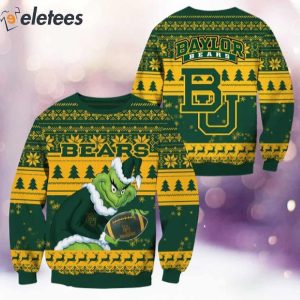 Baylor Grnch Christmas Ugly Sweater 4