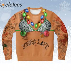 Beach Body Xmas Life Ugly Christmas Sweater 1