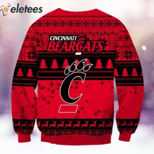 Bearcats Grnch Christmas Ugly Sweater 4