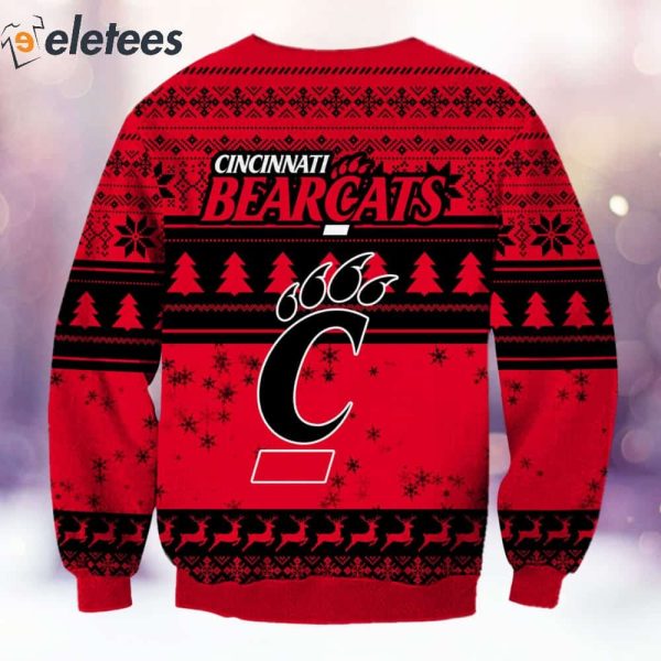 Bearcats Grnch Christmas Ugly Sweater