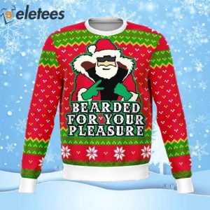 Beard For Your Pleasure Funny Christmas Ugly Sweater