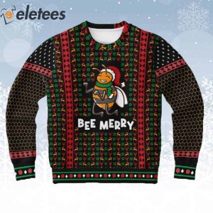 Bee Merry Ugly Christmas Sweater 1