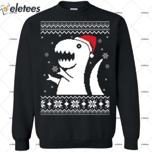 Big Trex Santa Ugly Christmas Sweater 1