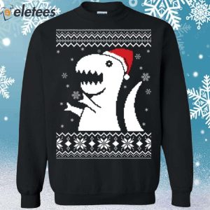 Big Trex Santa Ugly Christmas Sweater 2