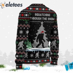 Bigfoot Believe Ugly Christmas Sweater 3