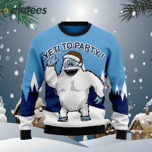 Bigfoot Party Ugly Christmas Sweater