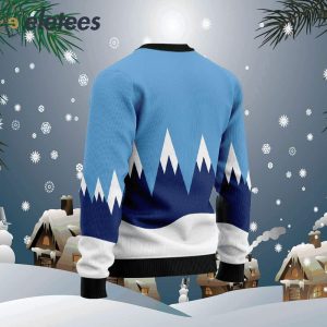 Christmas North Pole Nicks White Holiday Hockey Jersey Ugly Sweater