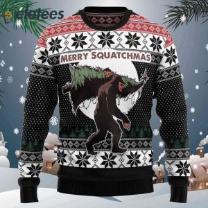 Bigfoot Squatchmas Ugly Christmas Sweater