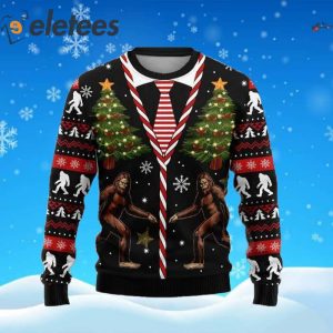 Bigfoot Ugly Christmas Sweater 2