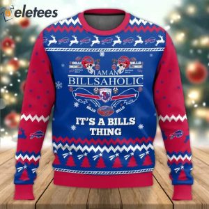 Bills Holic Ugly Sweater