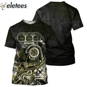 Black Drag Racing 3D Shirt