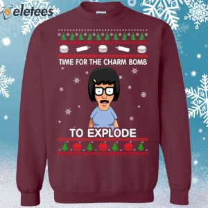 Bobs Burgers Time For The Charm Bomb To Explode Christmas Sweater 2