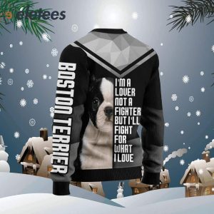Boston Terrier Ugly Christmas Sweater1