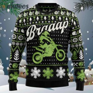 Braaap Moto Ugly Christmas Sweater