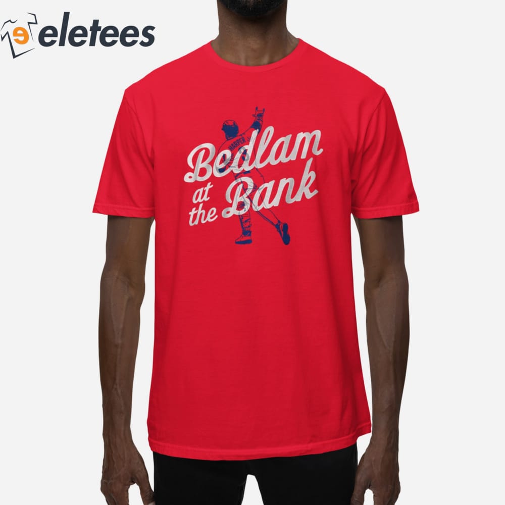 Bedlam At The Bank Shirt - Love Baseball Unisex Hoodie Sweatshirt