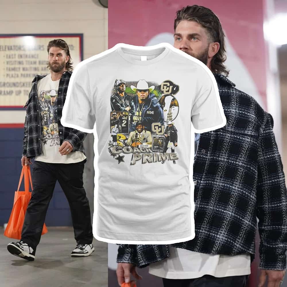 Bryce Harper Coach Prime Shirt, Bryce Harper T Shirt - Bring Your Ideas,  Thoughts And Imaginations Into Reality Today