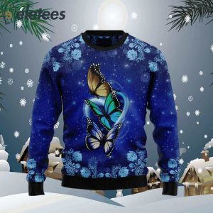 Butterfly Galaxy Ugly Christmas Sweater