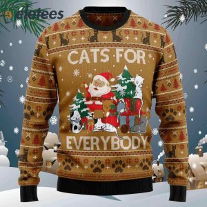 Cats For Everybody Ugly Christmas Sweater