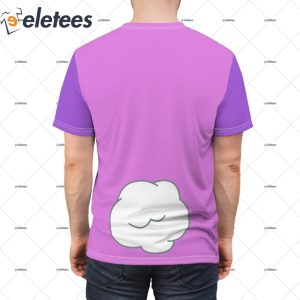 Chattermax Purple and White Halloween Costume Shirt 2