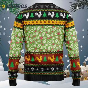 Chicken Cluck ry Christmas Ugly Christmas Sweater1